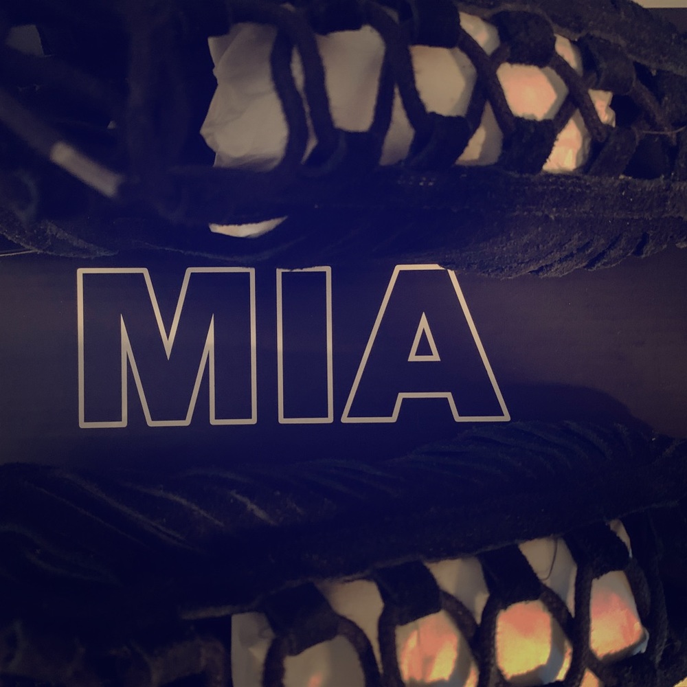 MIA suede lace up sandals